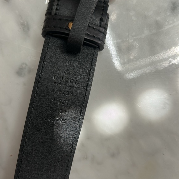 Gucci Black Velvet Oval Fanny Pack Marmont GG AUTHENTIC - Picture 6 of 16